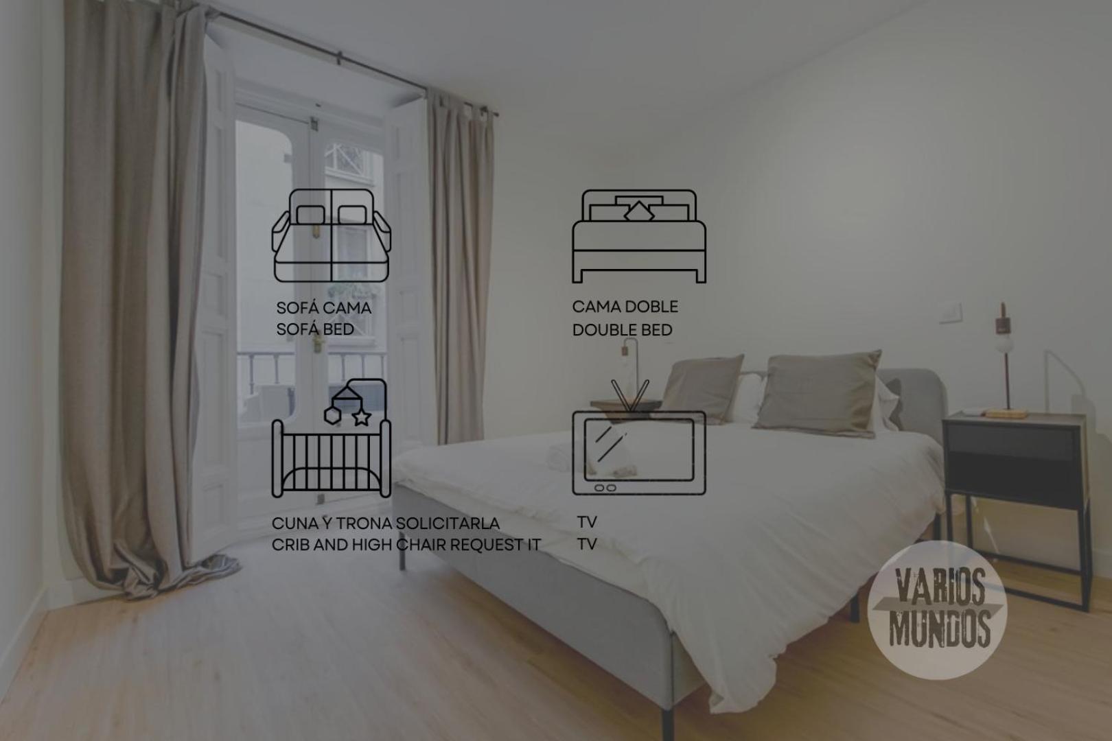 Modern Apt Para 6Pax En La Plaza De Tirso-Centro E1 Мадрид Екстер'єр фото